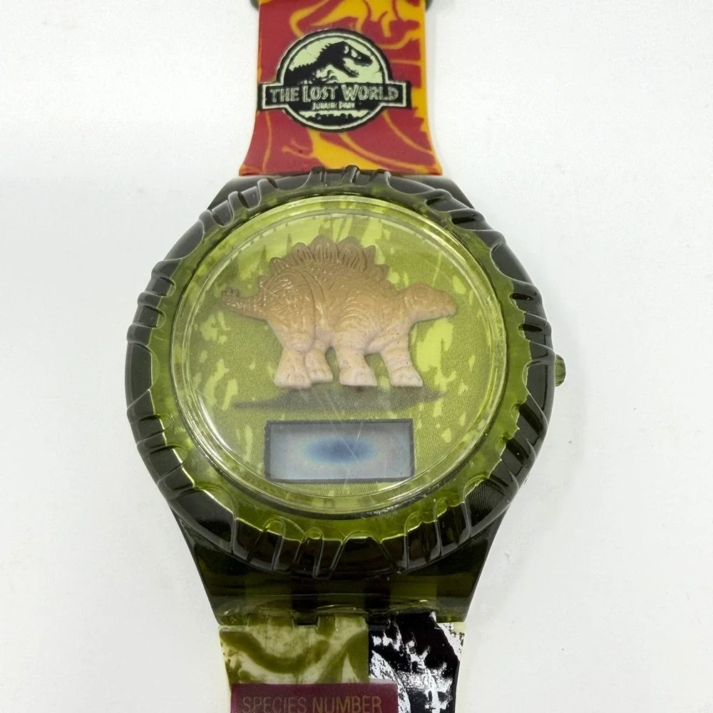 1997 Burger King Jurassic Park Lost World Watch Lot Dino Eye 3-D Stego Boxed